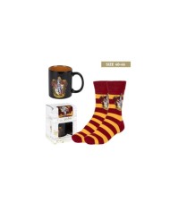 SET REGALO TAZA Y CALCETÍN HARRY POTTER GRYFFINDOR TALLA 40-46