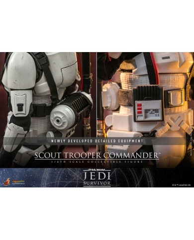 Scout Trooper Commander™ Sixth Scale Figure by Hot Toys
