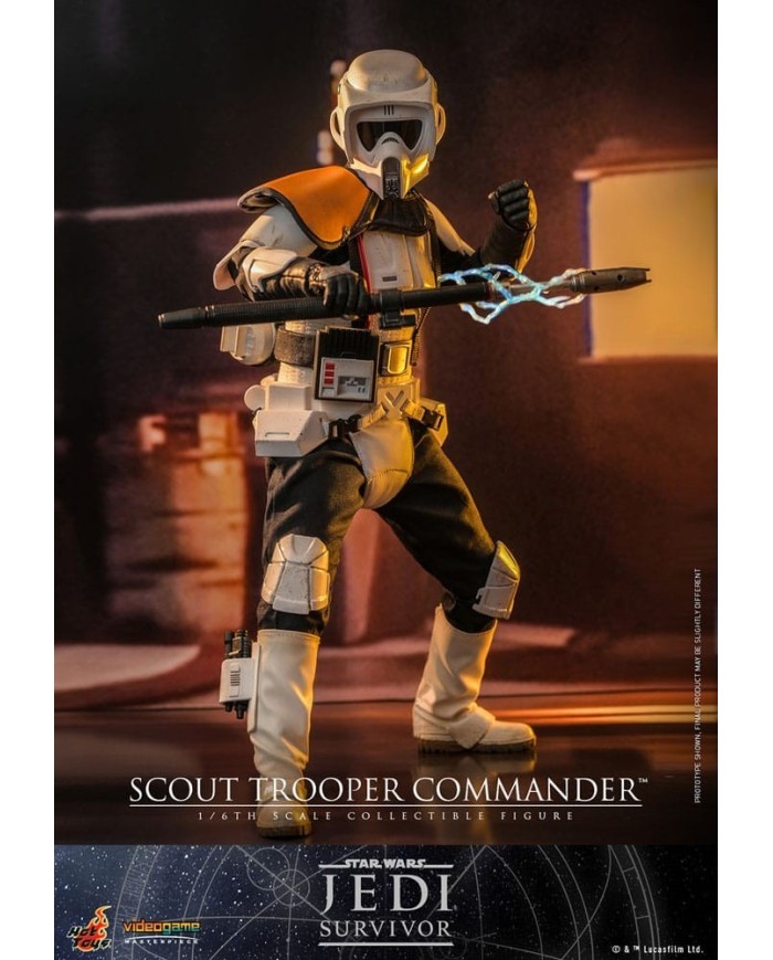 Scout Trooper Commander™ Sixth Scale Figure by Hot Toys