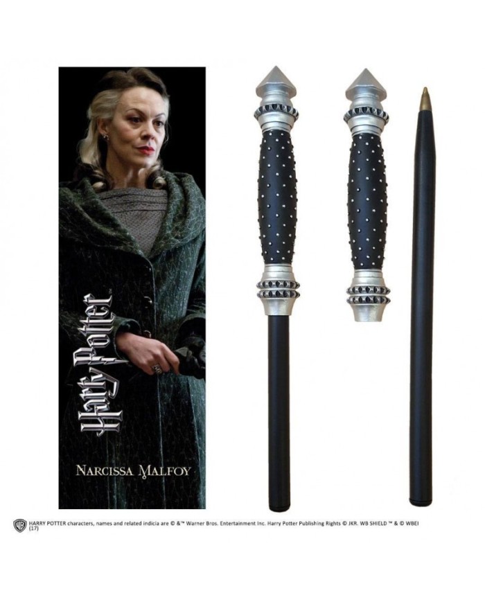 Bolígrafo Varita & marca página Narcissa Malfoy