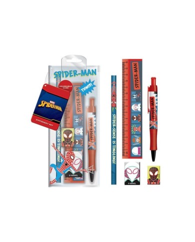Set Papelería Escolar Spider-Man Sketch - Stationery Set