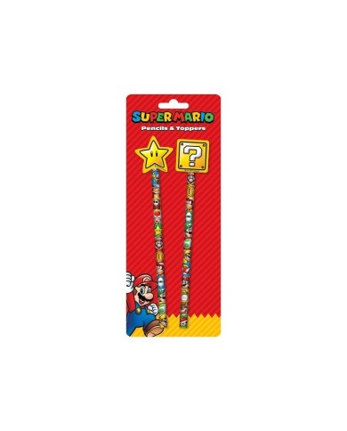Super Mario Colour Block - Pencil Set