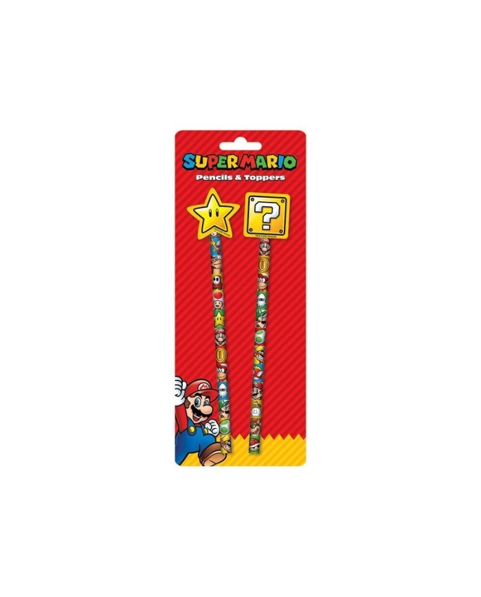 Super Mario Colour Block - Pencil Set