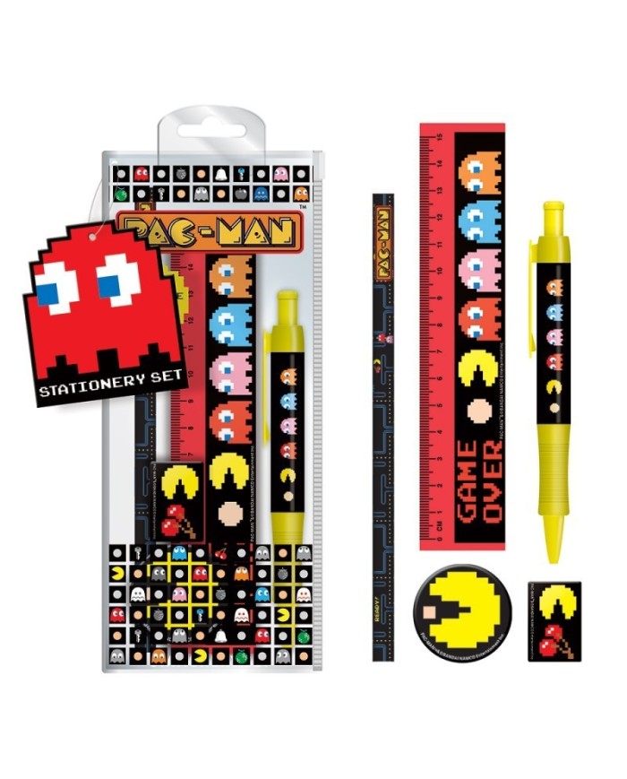 PAC-MAN - SET DE PAPELERÍA CHARACTERS