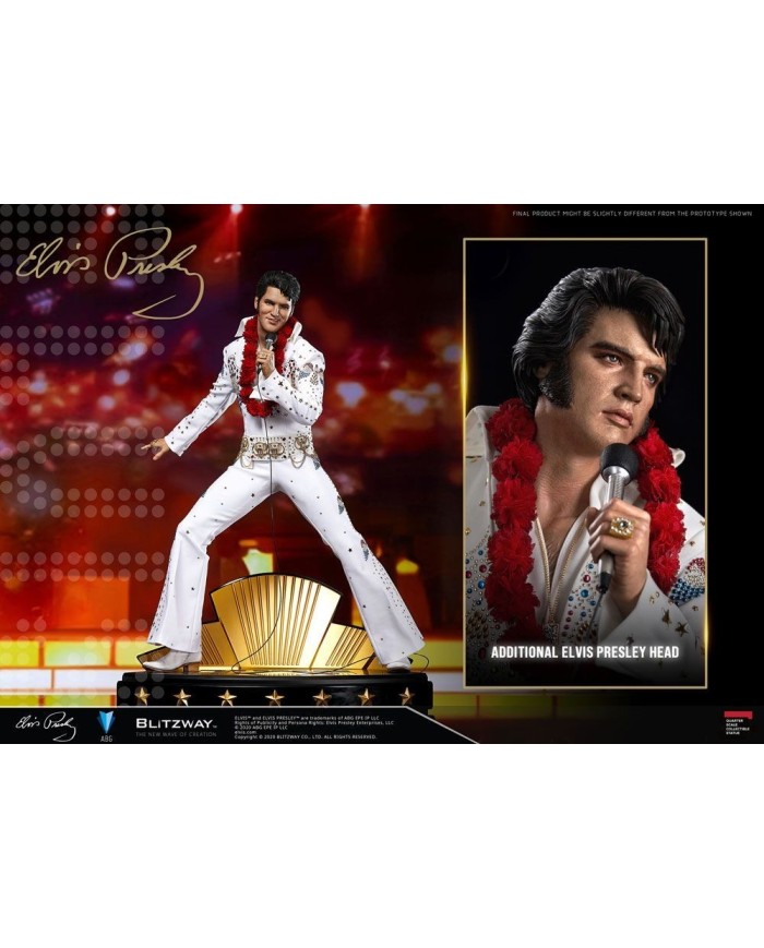 Elvis Aaron Presley - Elvis Presley Estatua 1/4 Hybrid Superb Scale