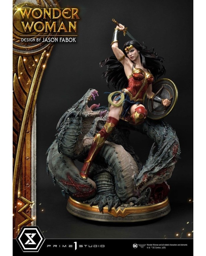 Wonder Woman vs. Hydra - Wonder Woman Estatua 1/3