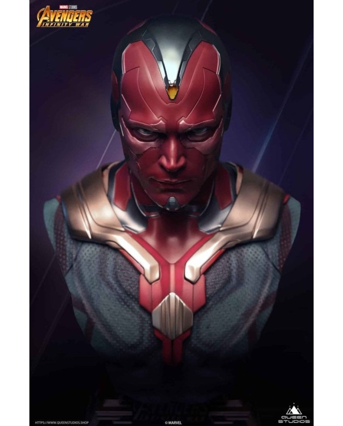 Busto tamaño real Vision - Vengadores: Infinity War