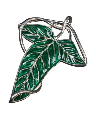 Broche & Collar Hoja élfica (Plata de ley) El Señor de los Anillos Réplica 1/1