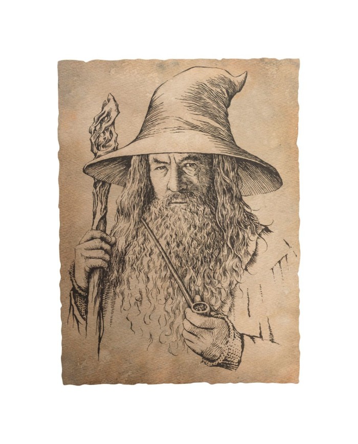 Litografia Portrait of Gandalf the Grey