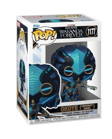 POP! Bobble-Head: Marvel: Black Panther Wakanda Forever - Okoye (Midnight Angel) - 1177