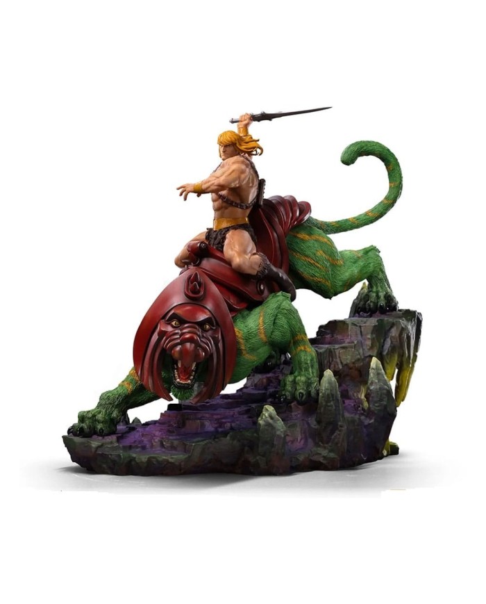 He-man and Battle Cat Masters of the Universe Estatua 1/10 Deluxe Art Scale