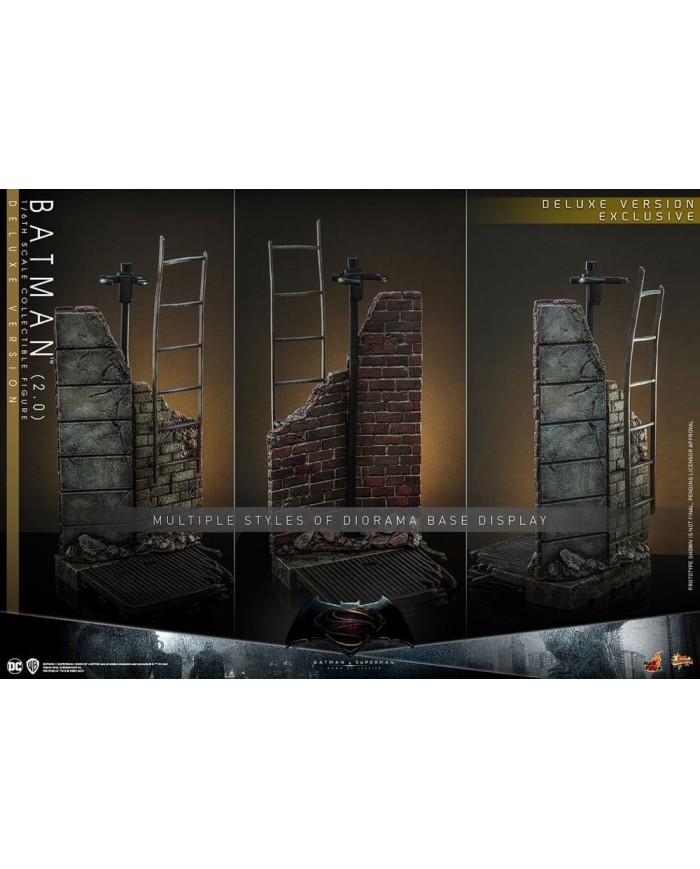 Batman 2.0 (Deluxe Version) - Batman v Superman: El amanecer de la justicia Figura Movie Masterpiece 1/6