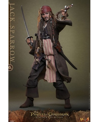 Jack Sparrow Piratas del Caribe: La venganza de Salazar Figura DX 1/6