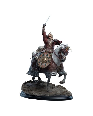King Theoden on Snowmane El Señor de los Anillos Estatua 1/6