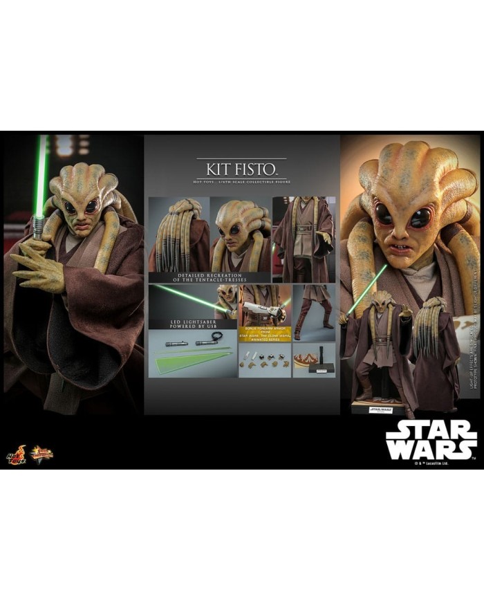 Kit Fisto Star Wars Figura Movie Masterpiece 1/6