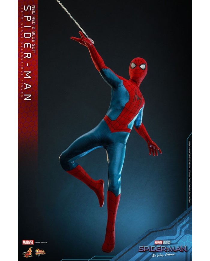 Spider-Man (New Red and Blue Suit) - Spider-Man: No Way Home Figura Movie Masterpiece 1/6