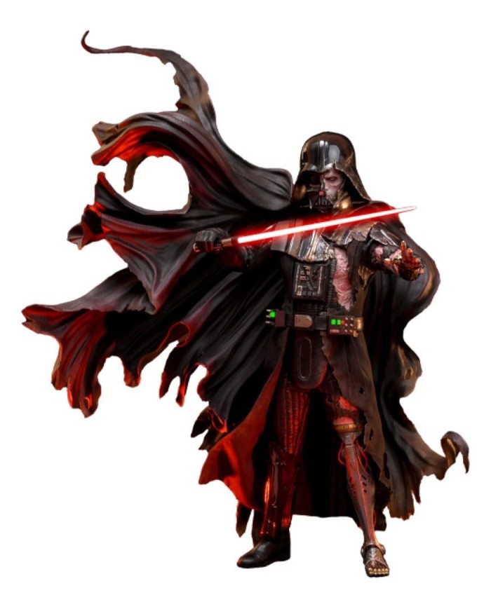 Darth Vader (Battle Damaged) Deluxe Version Star Wars Figura 1/6