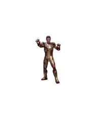 Iron Man Mark XLII (2.0) Deluxe Iron Man 3 Figura Movie Masterpiece Diecast 1/6
