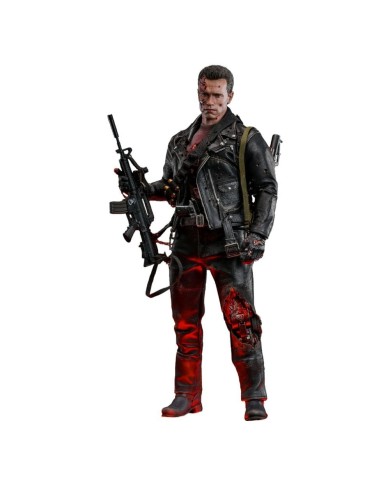 T-800 Battle Damaged Version 2.0 - Terminator 2 Figura 1/6 Movie Masterpiece