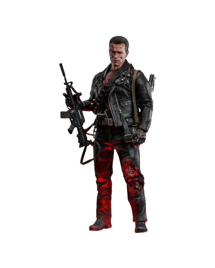 T-800 Battle Damaged Version 2.0 - Terminator 2 Figura 1/6 Movie Masterpiece
