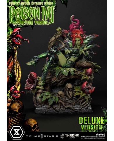 Throne Legacy Collection Batman Poison Ivy Seduction Throne Deluxe Bonus Version DC Comics Estatua 1/4
