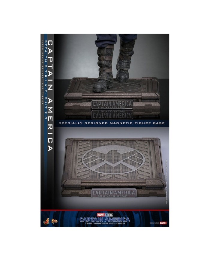 Captain America (Stealth S.T.R.I.K.E. Suit) Capitán América: el Soldado de Invierno Figura Movie Masterpiece 1/6