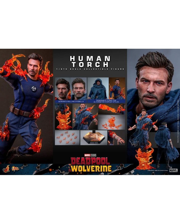 Human Torch - Deadpool & Wolverine Movie Masterpiece Figura 1/6