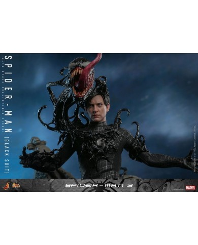 Spider-Man (Black Suit) - Spider-Man 3 Figura Movie Masterpiece 1/6