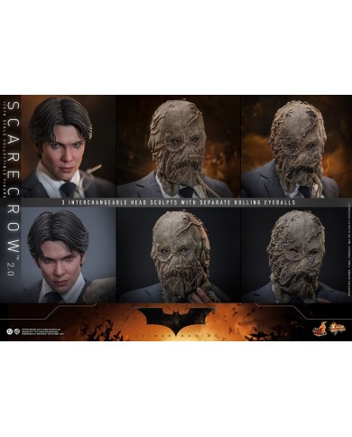 Scarecrow 2.0 Batman Begins Figura Movie Masterpiece 1/6