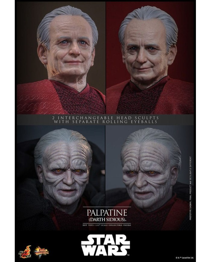 Palpatine (Darth Sidious) Star Wars: Episodio III - La venganza de los Sith Figura 1/6