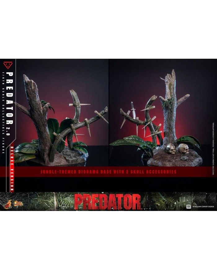 Predator (2.0) Deluxe Version  Depredador Figura Movie Masterpiece 1/6