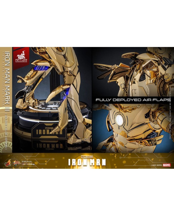 Iron Man Mark III (Gold Color Version) Hot Toys Exclusive