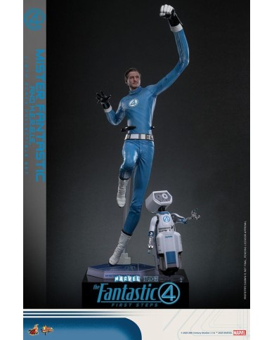 Mister Fantastic & H.E.R.B.I.E. Los Cuatro Fantásticos: primeros pasos Pack de 2 Figuras Movie Masterpiece 1/6