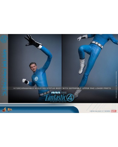 Mister Fantastic & H.E.R.B.I.E. Los Cuatro Fantásticos: primeros pasos Pack de 2 Figuras Movie Masterpiece 1/6