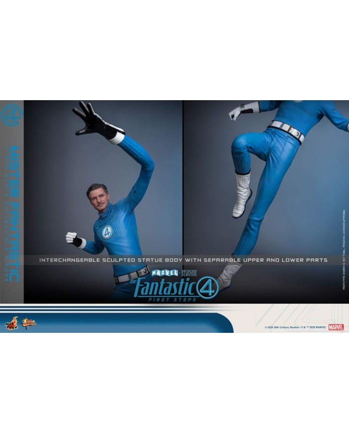 Mister Fantastic & H.E.R.B.I.E. Los Cuatro Fantásticos: primeros pasos Pack de 2 Figuras Movie Masterpiece 1/6