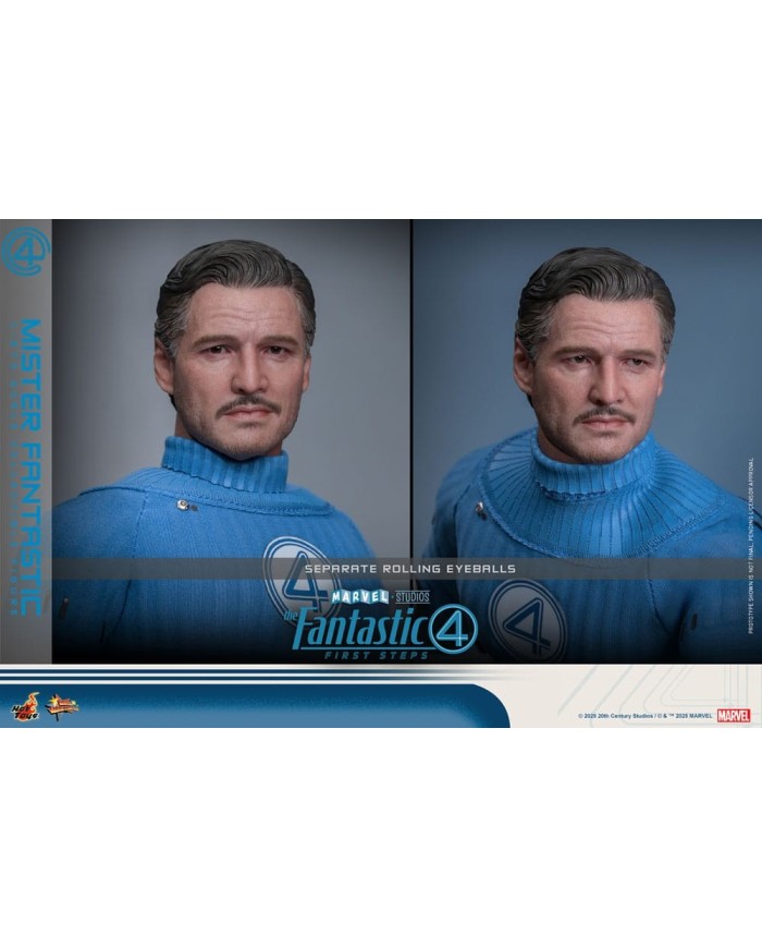 Mister Fantastic & H.E.R.B.I.E. Los Cuatro Fantásticos: primeros pasos Pack de 2 Figuras Movie Masterpiece 1/6
