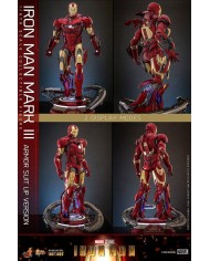 Iron Man Mark III (Armor Suit Up Version) Iron Man Figura Movie Masterpiece Diecast 1/6