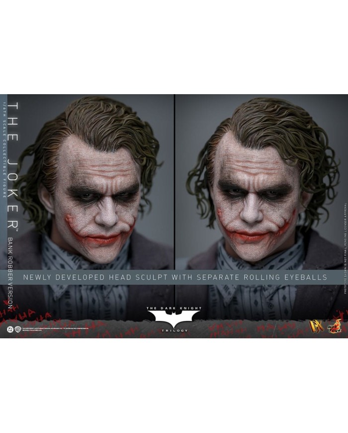 The Joker (Bank Robber Version) El Caballero oscuro Figura DX 1/6