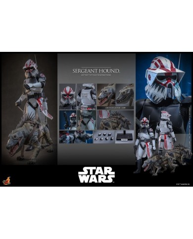 Sergeant Hound Star Wars: The Clone Wars Figura 1/6