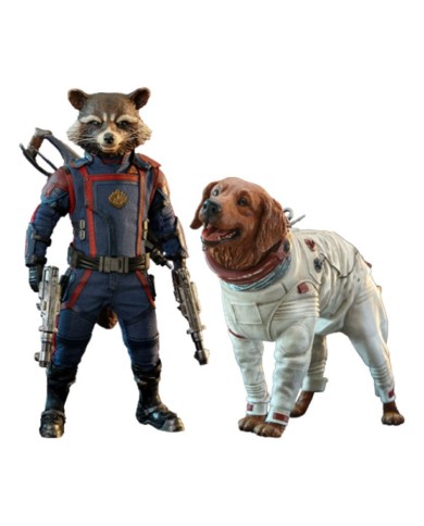 Rocket & Cosmo Guardianes de la Galaxia vol. 3 Figuras Movie Masterpiece 1/6