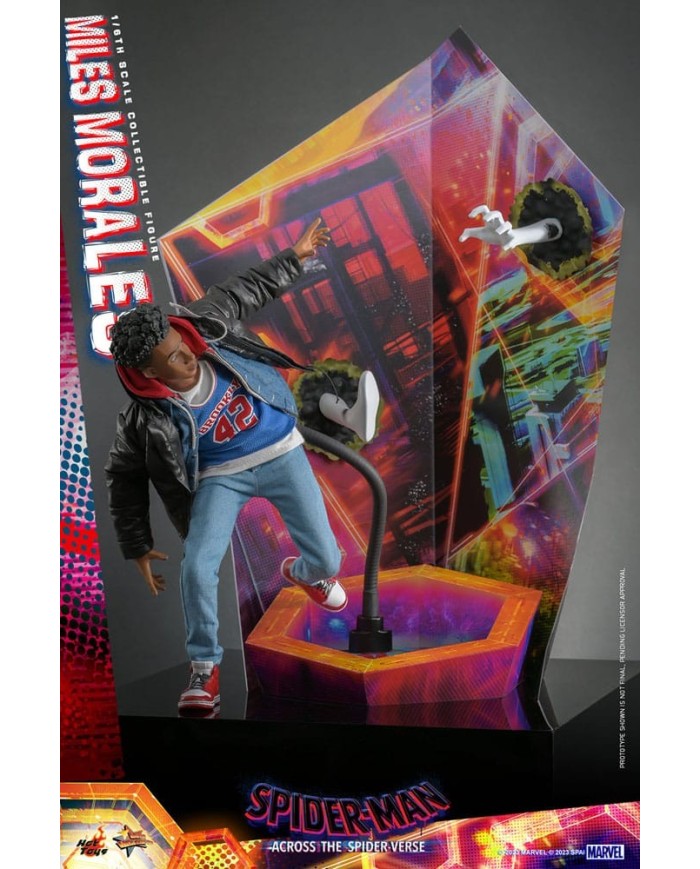 Miles Morales Spider-Man: Cruzando el Multiverso Figura Movie Masterpiece 1/6