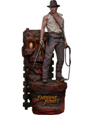 Indiana Jones Deluxe Version Indiana Jones Temple of Doom Figura Movie Masterpiece 1/6