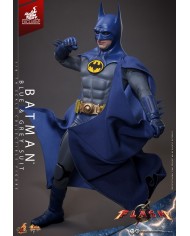 Batman (Blue & Grey Suit) Limited Edition Hot Toys Exclusive The Flash Movie Masterpiece Action Figure 1/6