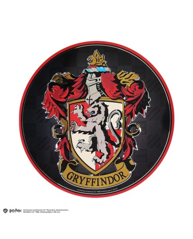 Placa redonda de aluminio Gryffindor - Harry Potter