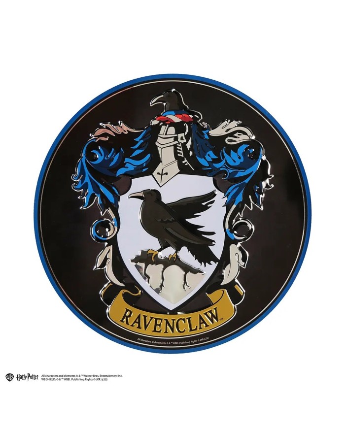 Placa redonda de aluminio Ravenclaw - Harry Potter