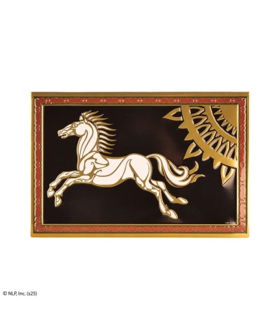 Placa de aluminio - Bandera de Rohan – El Señor de los Anillos