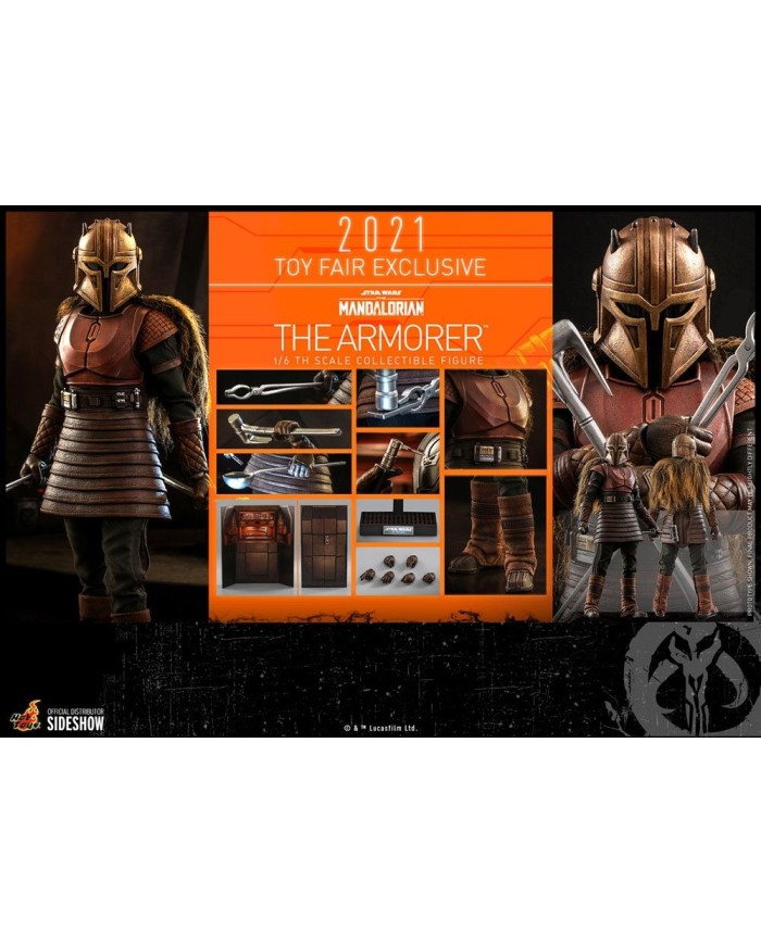 The Armorer 2021 Toy Fair Exclusive Star Wars The Mandalorian Figura 1/6