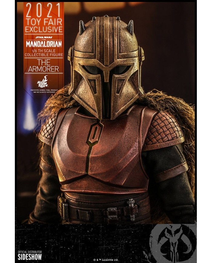 The Armorer 2021 Toy Fair Exclusive Star Wars The Mandalorian Figura 1/6