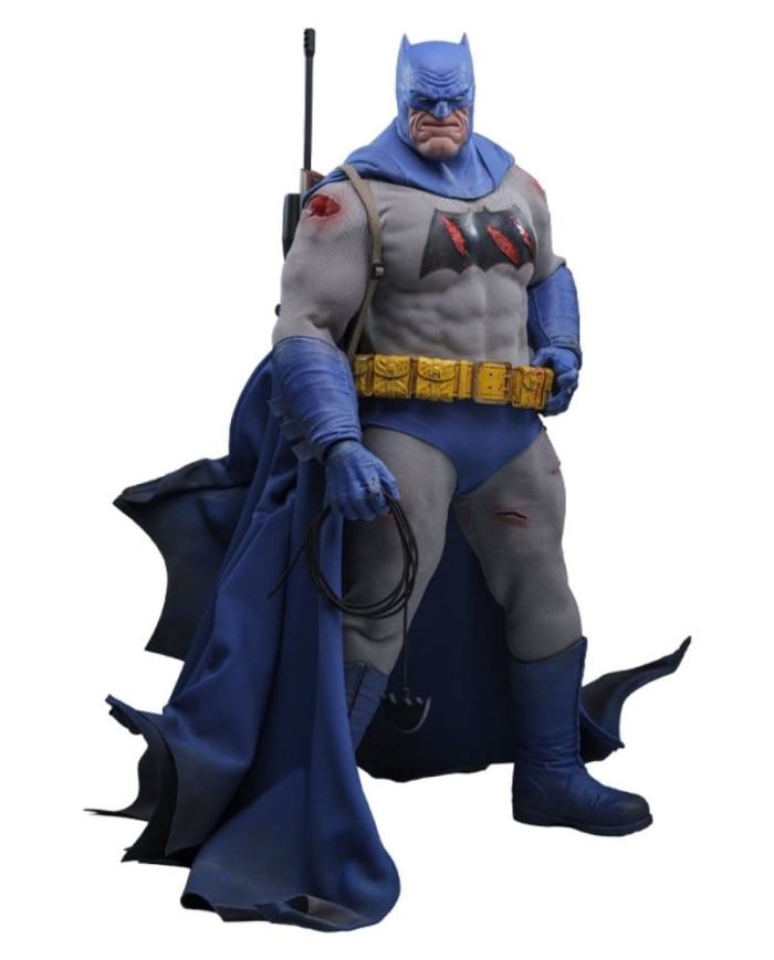 Batman (Battle Damaged Version) Batman: The Dark Knight Returns Figura Comic Masterpiece 1/6