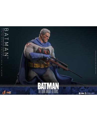 Batman (Battle Damaged Version) Batman: The Dark Knight Returns Figura Comic Masterpiece 1/6
